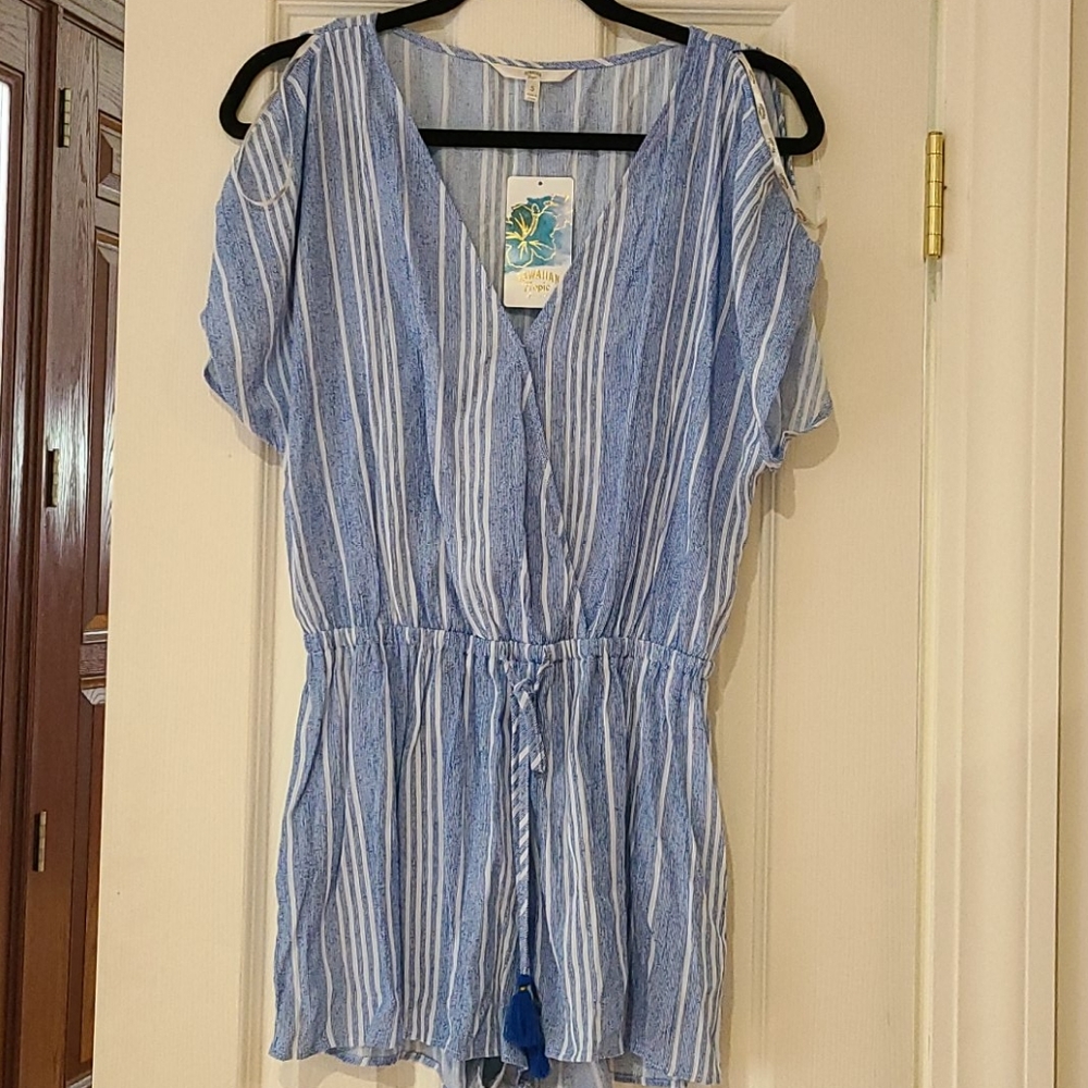 NWT Hawaiian Tropic Coverup Romper S